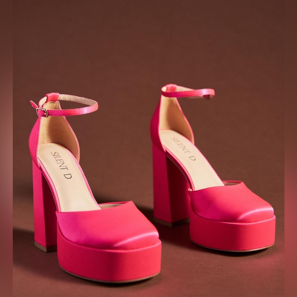 Anthropologie Silent D Grace Mary Jane Heels
